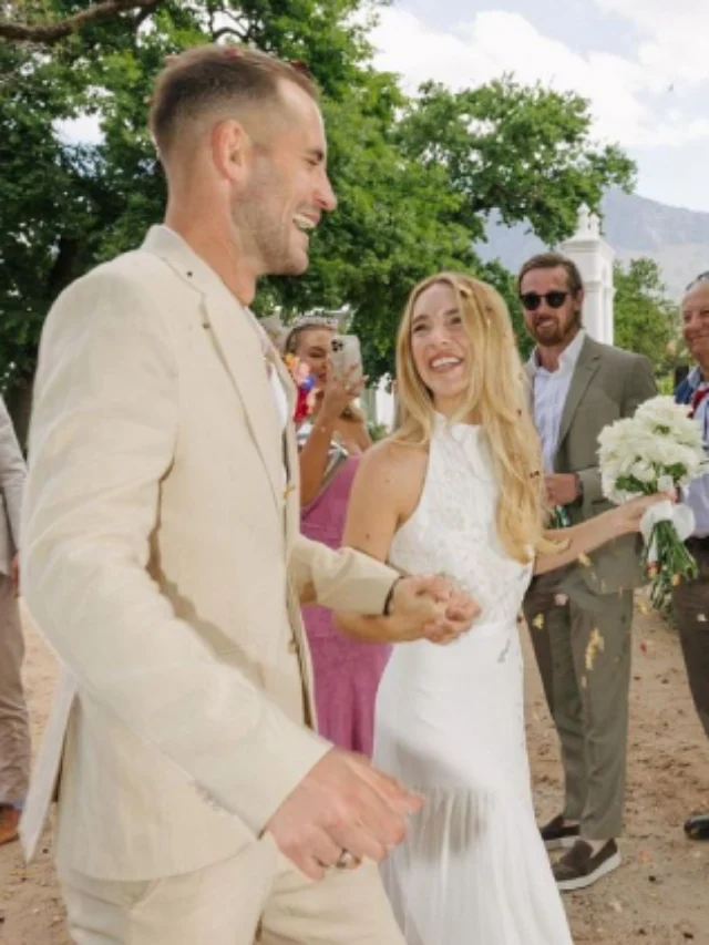 Alex Hales of England ties the knot!